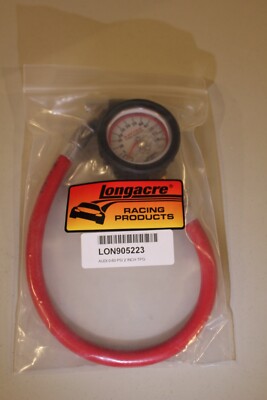 Longacre Racing Products 0-60 PSI 2 Inch Tire Pressure Gauge Audi LON905223