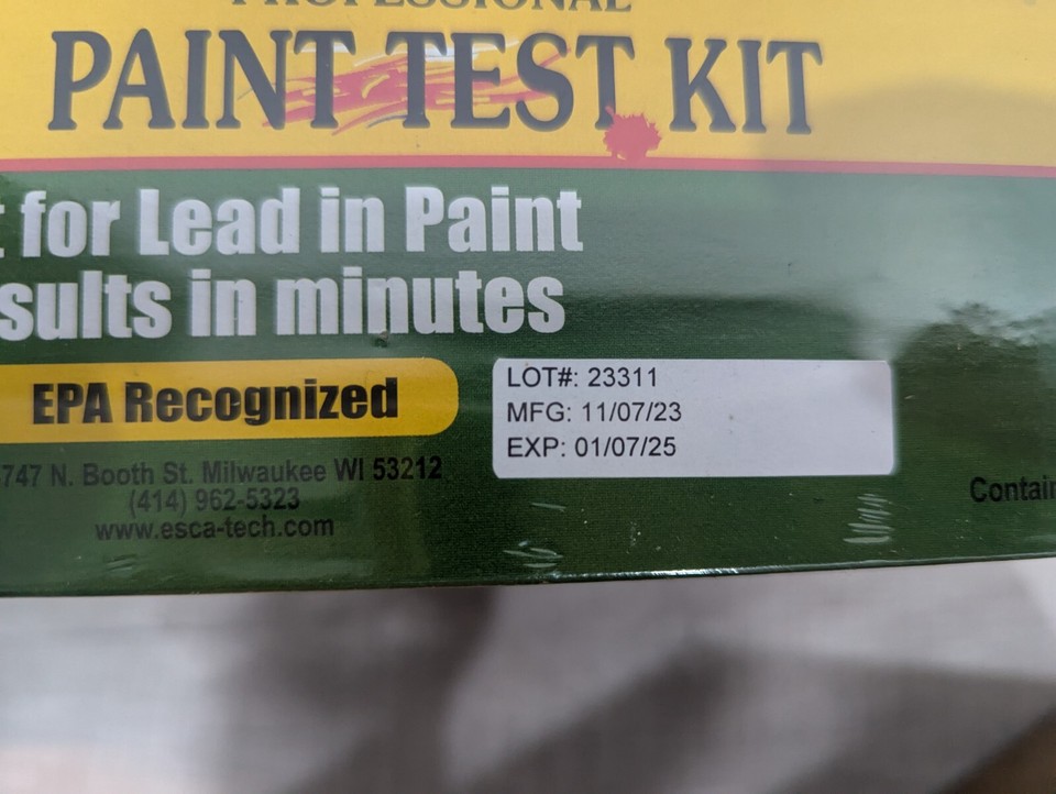 D-LEAD : EPA Recognized LEAD Paint Test Kits (24 per kit) - EXPIRED ...