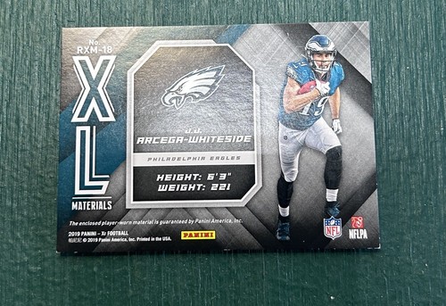 2019 Panini XL J.J. Arcega-Whiteside Rookie XL Material Green #3/5 Patch - Picture 4 of 4