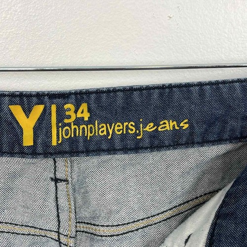 John Players Jeans Mens 34 Denim Pants Straight Leg 5 Pocket Relaxed Casual Pant - Imagen 8 de 8