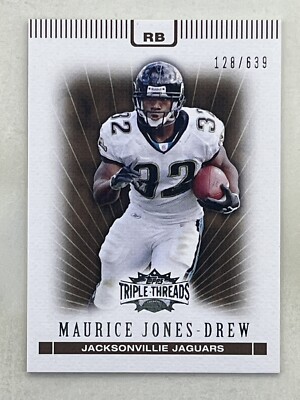 Maurice Jones-Drew 2007 Topps Triple Threads Sepia /639 #36 NFL Jaguars RB Card