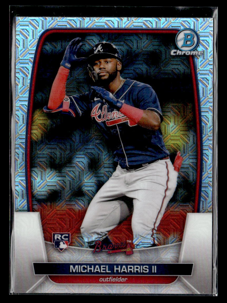 Michael Harris II RC - 2023 Bowman Mojo Chrome Refractor Rookie #76 Braves