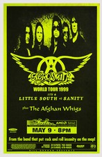 Aerosmith Poster 1999 May 9 World Tour Shoreline Amphitheatre