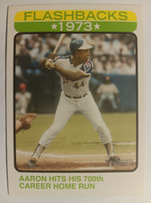 2022 Topps Heritage Baseball Flashbacks Hank Aaron #BF-9