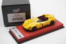 1/43 BBR FERRARI SP2 GIALLO TRISTATO/ITALY GLOSS RED LEATHER BASE LE10 N MR