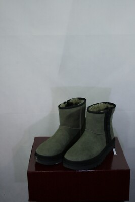 UGG Boots in Grün/Schwarz aus Wildleder  Gr.41  355/2/118   *bitte messen*