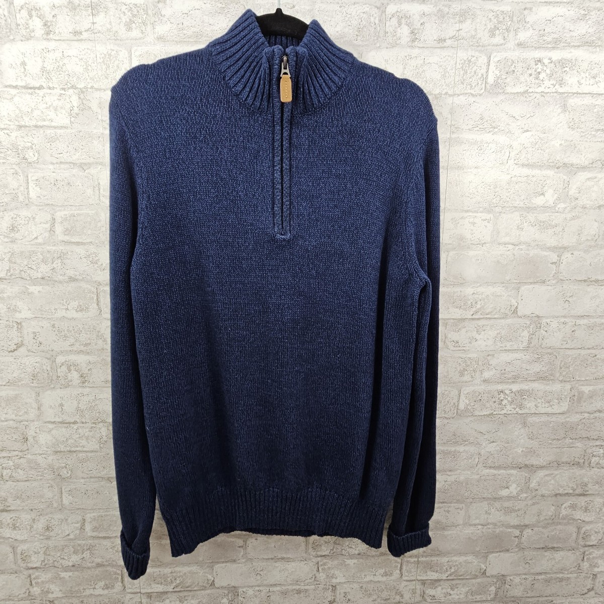 ST. JOHN'S BAY Fleece Long Sleeve 無地 試着のみ St. John's Bay Men's Long-Sleeve 1/4-Zip Fleece Jackets
