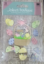 Jolee's Boutique Dimensional Easter Stickers Pink Green Crafts Scrapbooking New