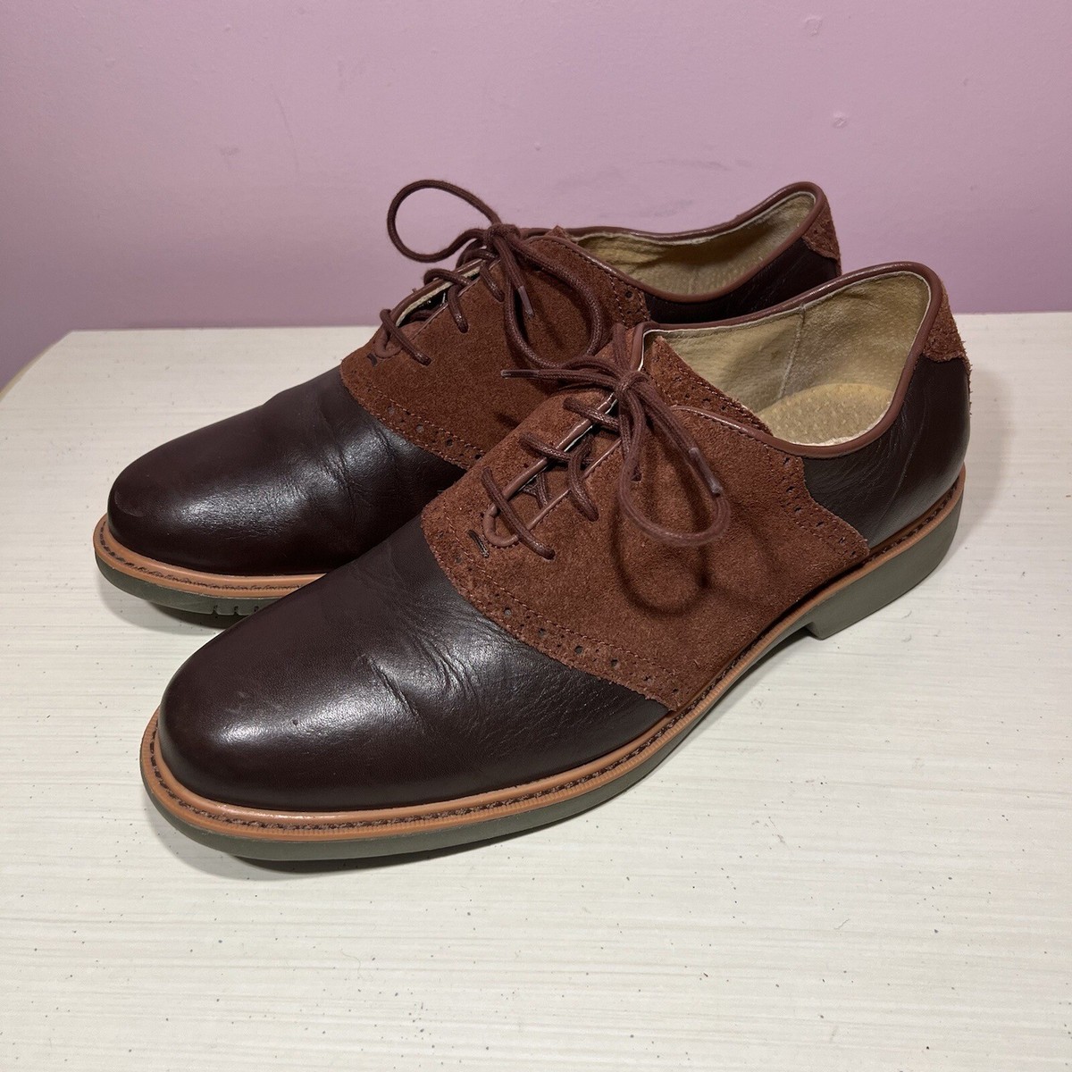 Men\'s Cole Haan Grand OS Brown Brogue Burnished Oxford Shoes Sz 11 M Men main image 3
