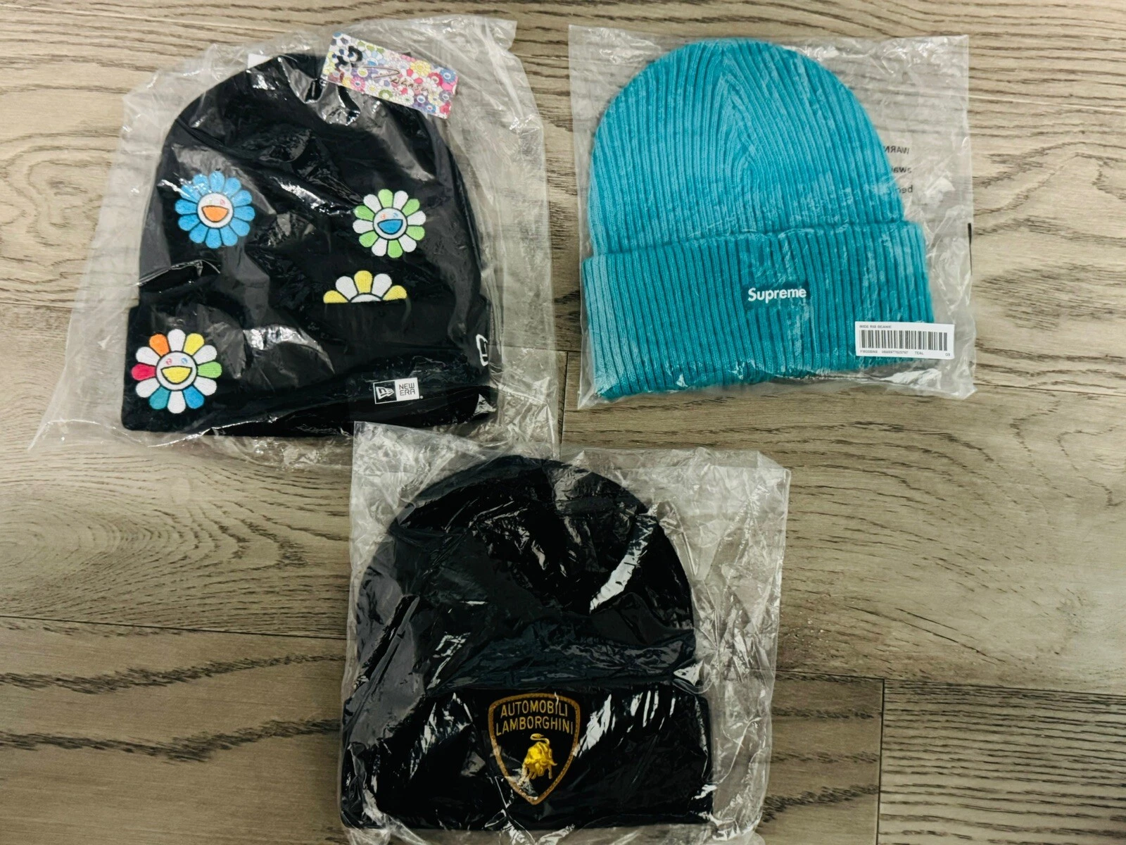 Bonnets Supreme Lamborgini murakami nouvelle ère 3 pièces