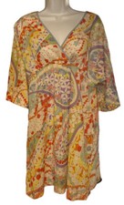 Saturday Sunday dress Women’s Sz large Floral 100% Cotton