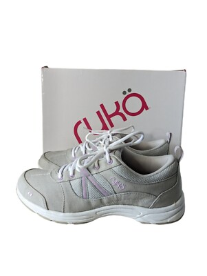 Ryka Lightweight Gray Purple Canvas Athletic Shoes Sneakers Womens Size  - Main Image