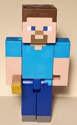Minecraft Torch-Sparking Steve Light Up Action Figure Toy Mattel 5