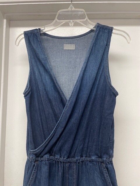 MOTHER Denim Coast to Coast Jean Jumpsuit Sleeveless One Piece Sz Small READ View 5