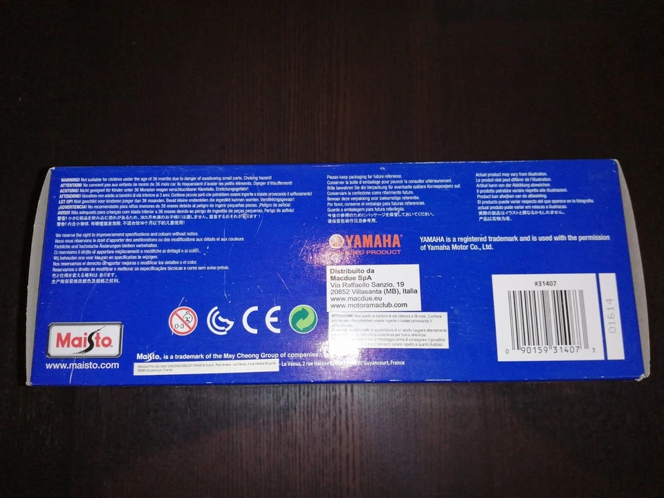 Yamaha Factory Racing N. 46 Maisto 1:10 - Immagine 2 di 4