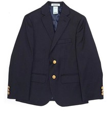 CLASS CLUB Boy's Gold Button Dark Blue Blazer/Jacket Size Youth 12