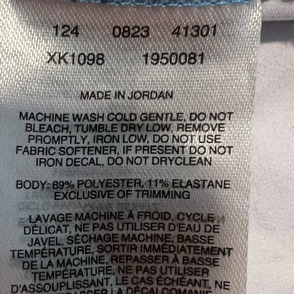 Camiseta sin mangas Columbia Cold Bay para mujer XXL azul blanco floral Foto 4 de 4