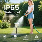 Solar Garden Path Lights 2-Pack Waterproof LED Cold White – Outdoor photo 4