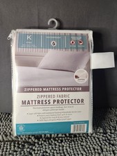 Sultan  s Zippered FABRIC Mattress Cover Waterproof Bug Free KING SIZE NEW 