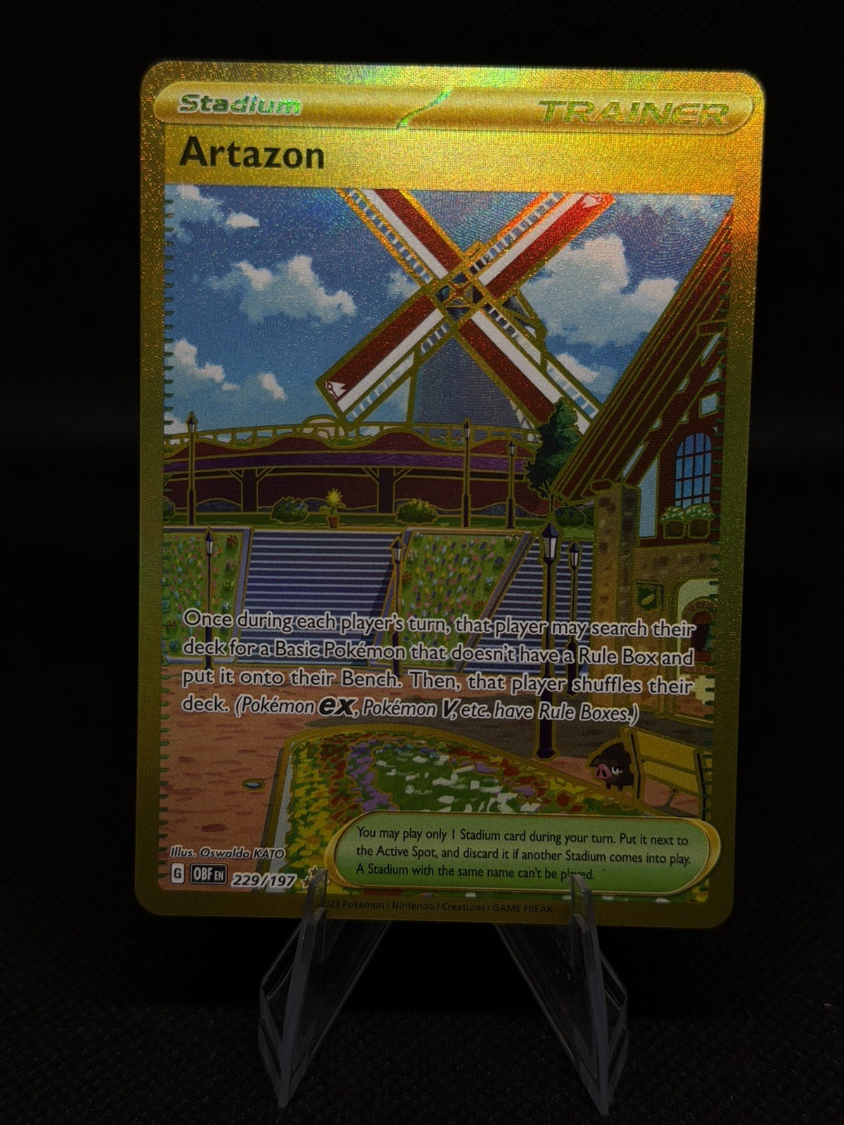 Artazon - Hyper Rare SV03: Obsidian Flames 229/197 NM