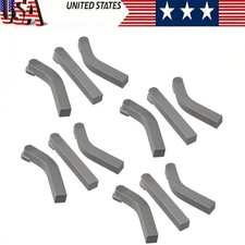 12 Pack Replacement 1/2" x 1/2" Black Stump Grinder Teeth For 500 Series