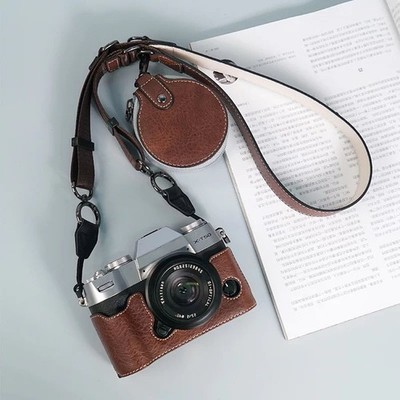 For Fujifilm X-T50 XT50 Leather Camera Bag Dock Case Base Protection Cover New