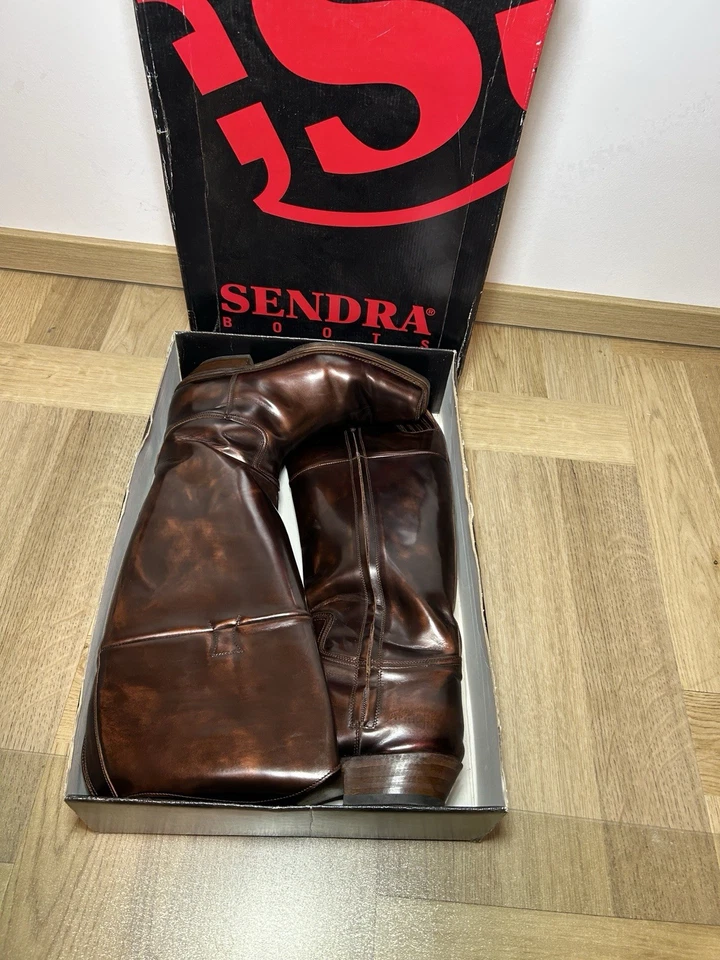 Sendra Boots Biker Reiter Leder Stiefel - Bild 4 von 4