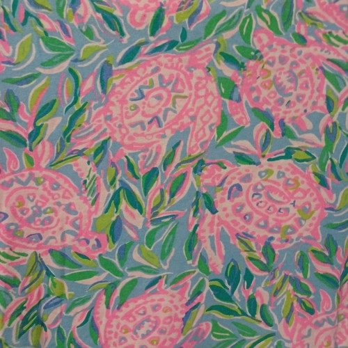 Lilly Pulitzer Girls Mini Geanna Swing Dress 100% Cotton XL(12-14) Turtle Print - Picture 7 of 10