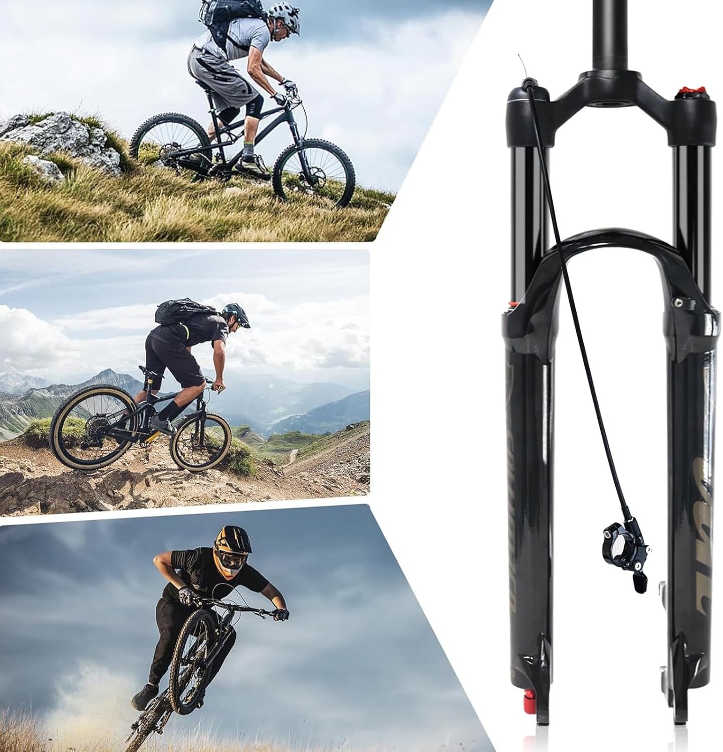 ZTZ Mountain Bike Fork,26 27.5 29 inch MTB Suspension Air Fork,QR 9mm, for XC/AM