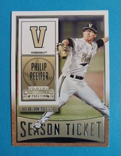 2015 Panini Contenders Baseball Philip Pfeifer Season Ticket RC #78 Vanderbilt 