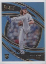 2020 Panini Select Premier Carolina Blue Prizm 32/35 Dustin May #138 0a3