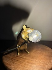 Seletti Mouse Lamp - Modello in Piedi colore Oro - iconica Lampada di design