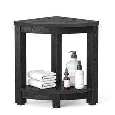 Corner Shower Stool for Inside Shower, Waterproof Shower Caddies for Shaving ...