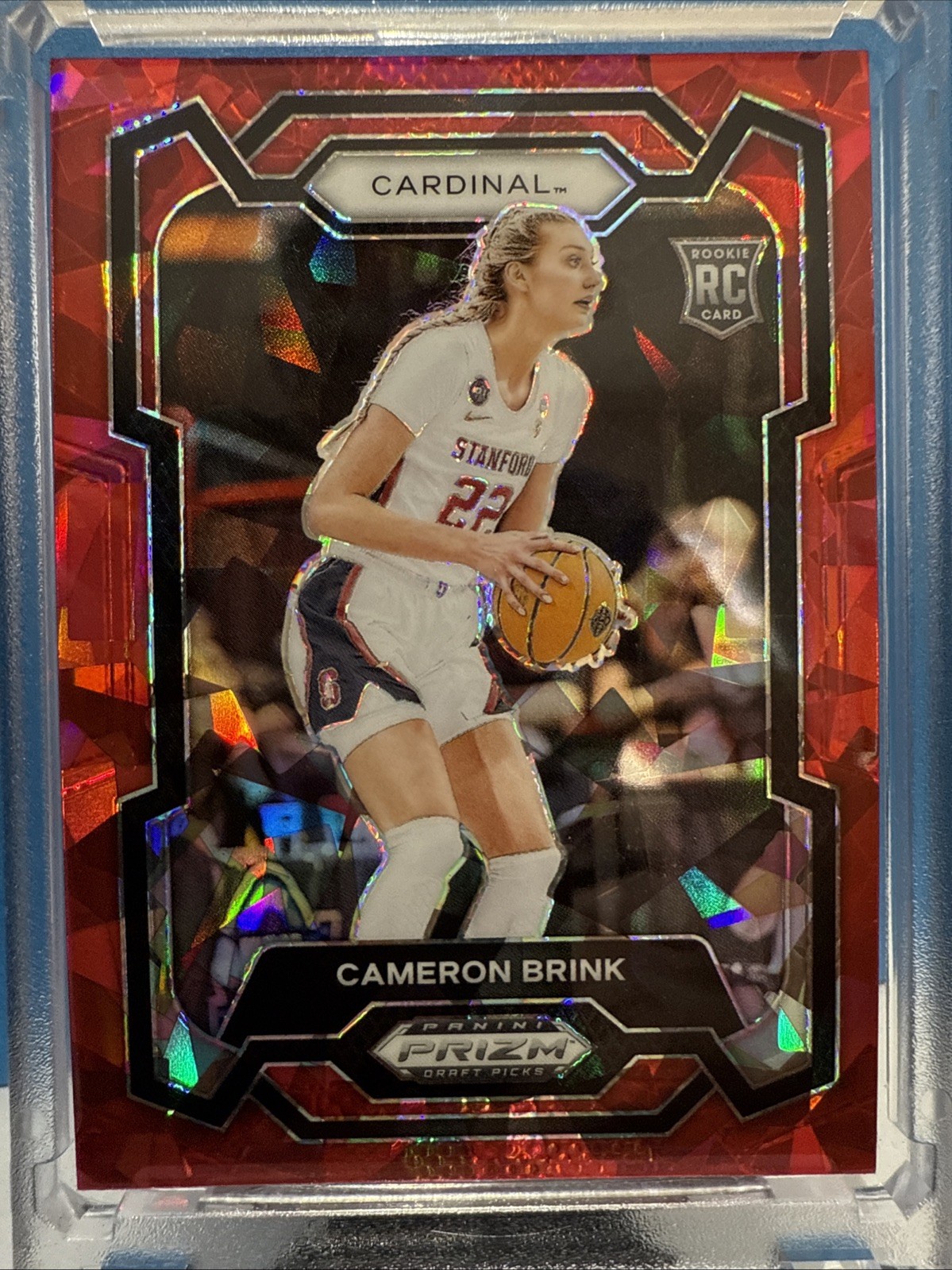 2024 Panini Prizm Draft Picks - All-American Cameron Brink #89 Red Ice Prizm...