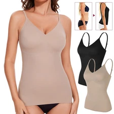 New Women V-Neck Shapewear Camisole Shaping Tank Tops Slimming Underwear Shapers
