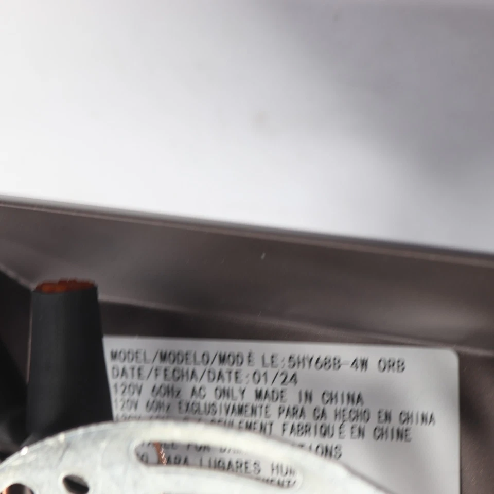 Lámparas de baño bronce frotado con aceite 5HY68B-4W - sin pantallas de vidrio Foto 4 de 4