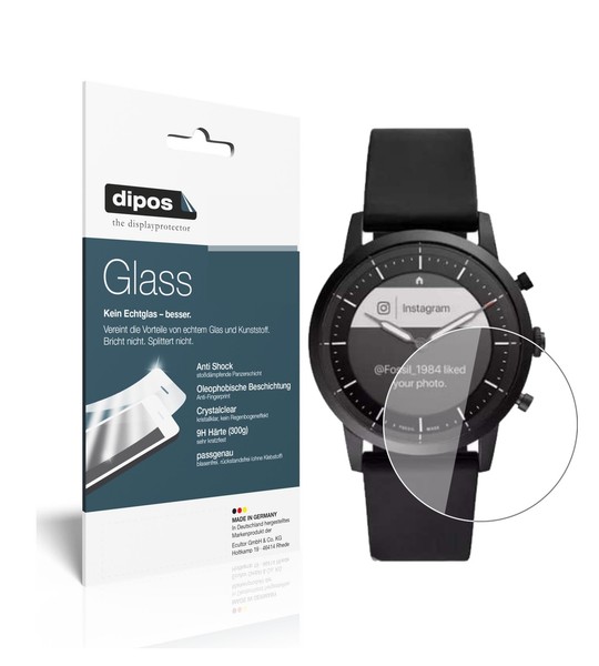 2X Schutzfolie FüR Fossil Hybrid Hr - Anti-Shock 9H Folie Dipos Glass-image