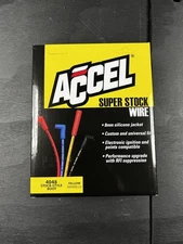 ACCEL 4048 Spark Plug Wire Set - 8mm - Yellow with HEI Stock Style Boots