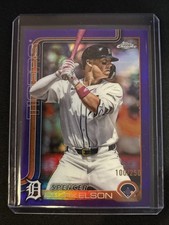🔥Spencer Torkelson 2025 Topps Chrome Update #USC27 Purple 100/250 Tigers