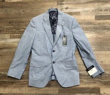 Nautica Active Stretch Mens 38S Light Blue 2 Button Blazer Suit Jacket New 250