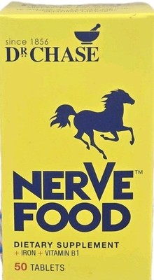 Dr. Chase Nerve Food - Dietary Supplement - Iron & Vitamin B1  - 50 Tablets,