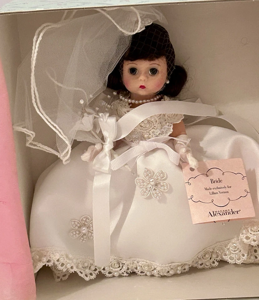 MUÑECA NOVIA MADAME ALEXANDER VINTAGE 8" EN CAJA - Nunca quitada Foto 3 de 4