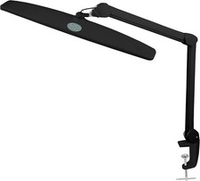 Neatfi XL LED Desk Lamp 20" Wide Head Black-2 CCT Clamp Black-2 CCT Clamp