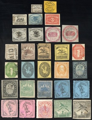 US Stamps Lot Of 29 Various Locals Express And More