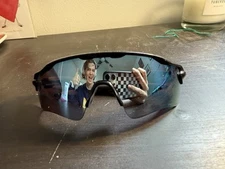 Oakley EV Prizm Deep Water Polarized Lenses, Matte Black Frame