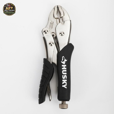 #ad Husky 7 in. Curved Jaw Locking Pliers with Rubber Grip $31.99