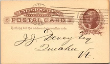 1986 US Postal Card R&J Farquhar Co Seed Boston MA to  Quechee VT Advertisement 