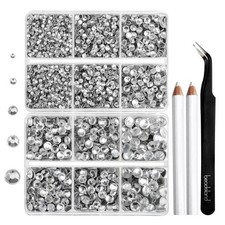 6736pcs Hotfix Rhinestones Flatback,Crystal Rhinestones for Crafts Clothes Mi...