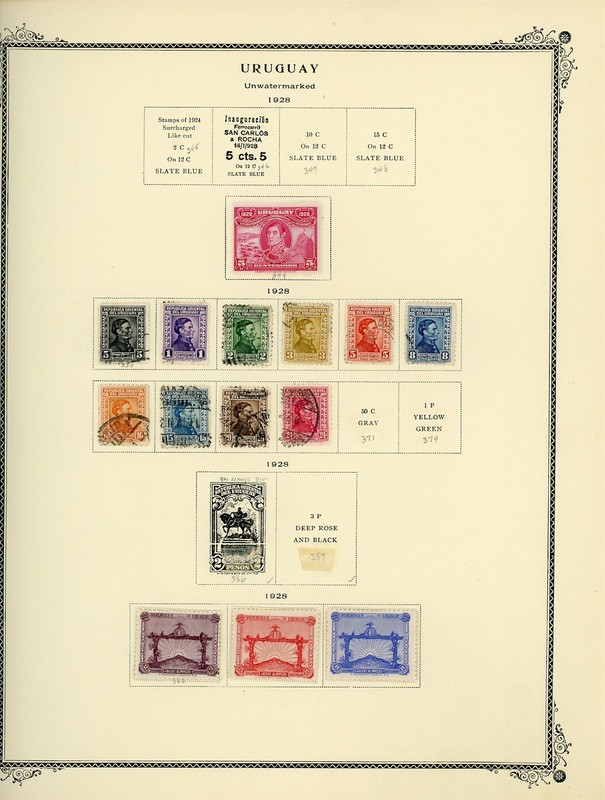 URUGUAY Scott Specialty Album Page Lot #19 - SEE SCAN - $$$