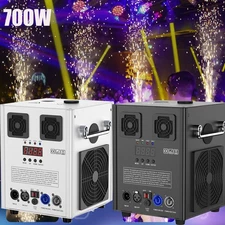 700W DMX Cold Spark Machine Indoor/Outdoor Firework Stage Wedding Party 5-16ft